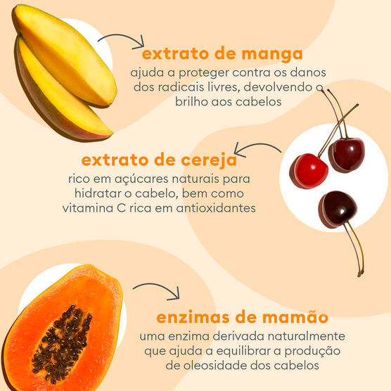 SUPERFOODS  HAIR PACK - MANGO + CHERRY